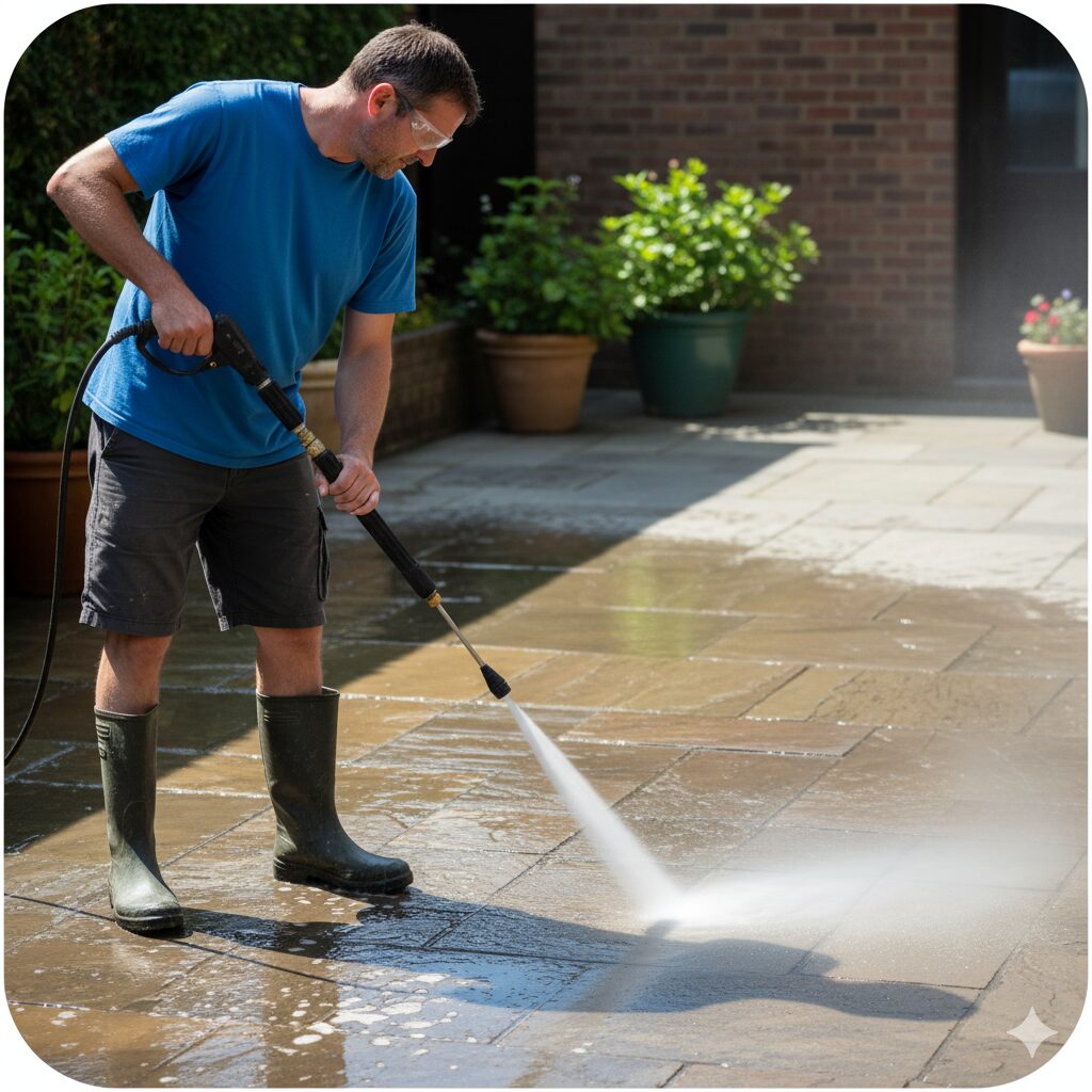 Jet washing by True Quality Painting